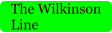 The Wilkinson Line